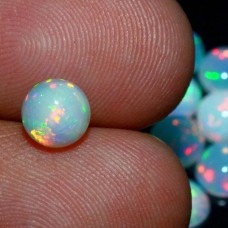 Natural Ethiopian opal 2.5mm round cabochon